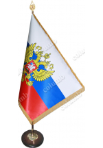 Знамя Российской Федерации с гербом
